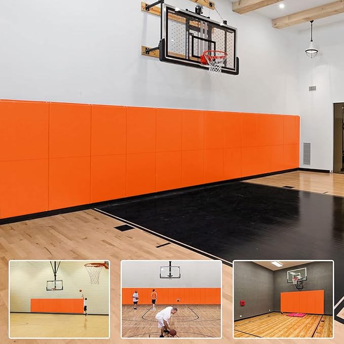PROGOAL 2"/4" Thick Foam Protection Wall Pad，Gym Basketball-Court by PROGOAL