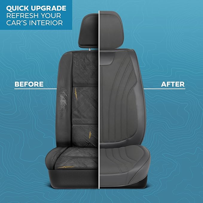 Elite Edition Faux Leather & Suede Seat Covers - Image 6