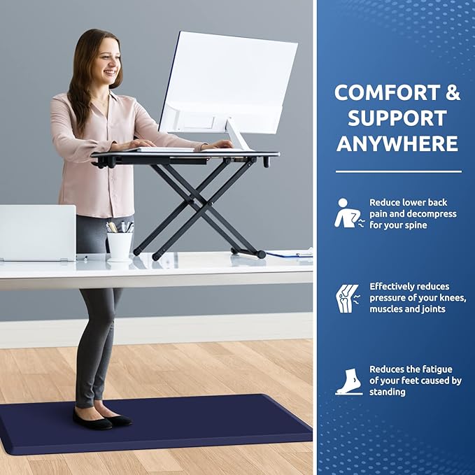 KitchenClouds Kitchen Mat Cushioned Anti Fatigue Kitchen Rug 17.3"x39" - Image 4