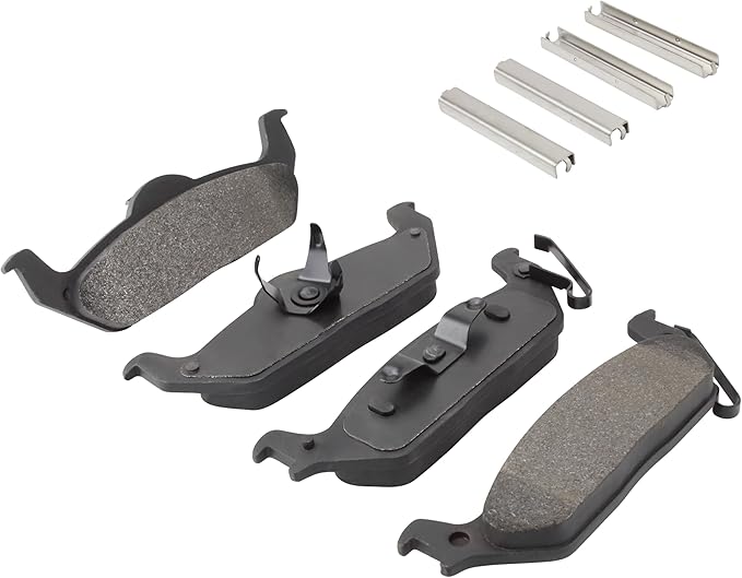 Premium Semi-Metallic Rear Brake Pads Compatible - Image 2