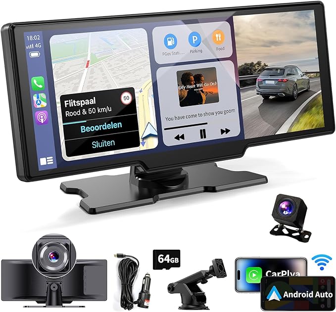 Wireless Portable Carplay Screen by AppleCarplayStereoforCar