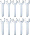 HARFINGTON 10pcs Small Wrench 15mm Open End U-Shaped Single Open Ended Spanner by HARFINGTON