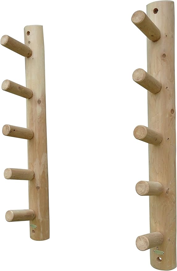10-Place Wall-Mounted Ski Log Racks - Image 2