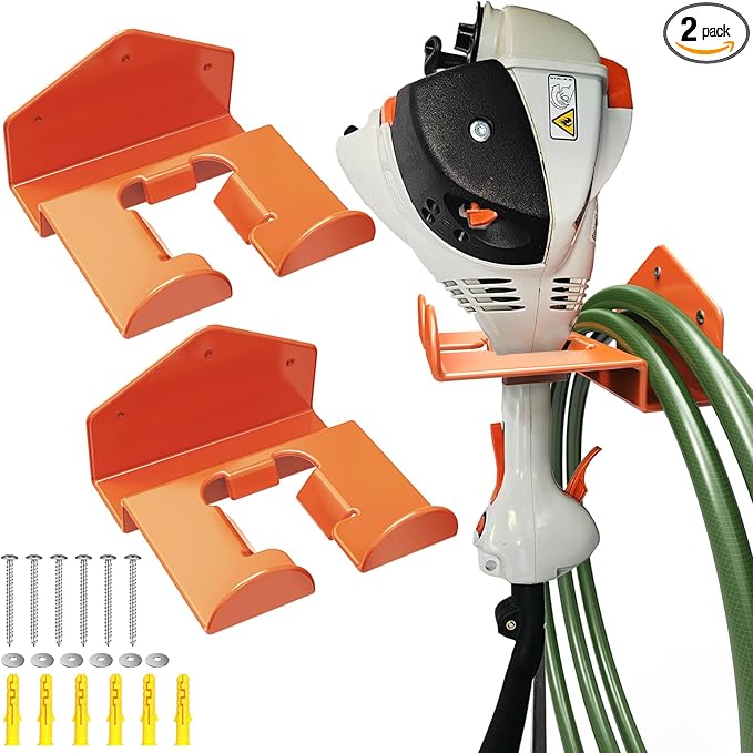 Weedeater Hanger Wall Mount Garage Organizer Trimmer Rack by Unknown