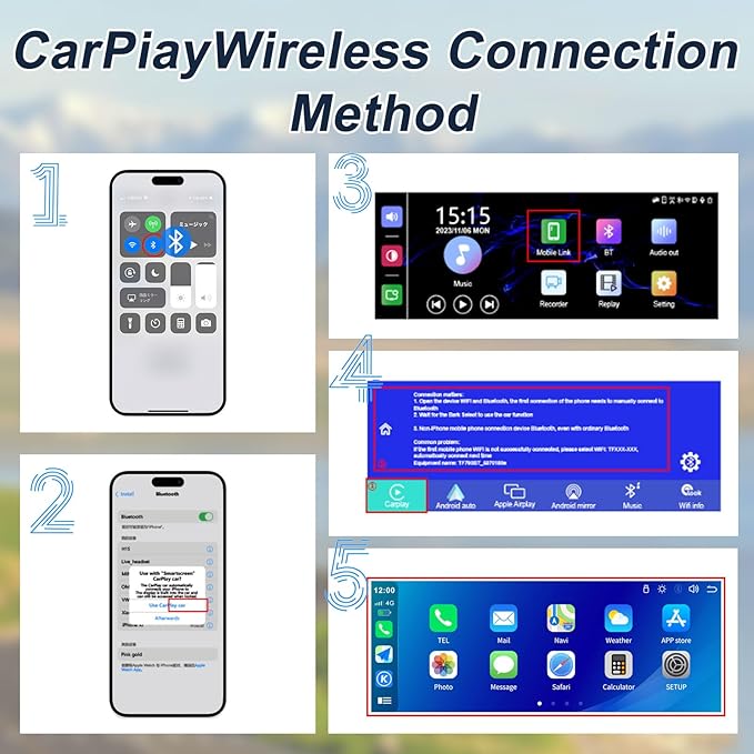 Wireless Car Stereo CarPlay Screen - Image 3