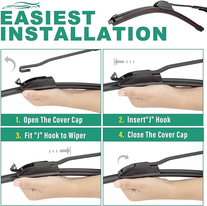 24" 18" 12" Windshield Wiper Blades Replacement - Image 7