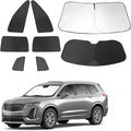 TINGLU Window Shades for Cadillac XT6 2020-2025 Accessories Side Full Windows by TINGLU