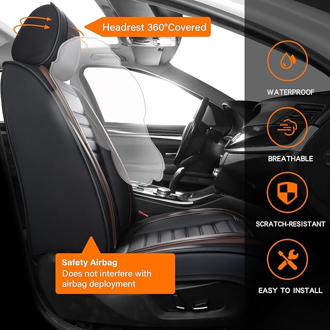 Car Seat Covers, Car Seat Protector Waterproof, Seat Covers Front, Car Seat - Image 5