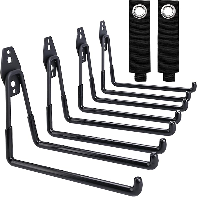 QUELIEN Large Garage Hooks, Heavy-Duty 7.5 in Cord Organizer by QUELIEN