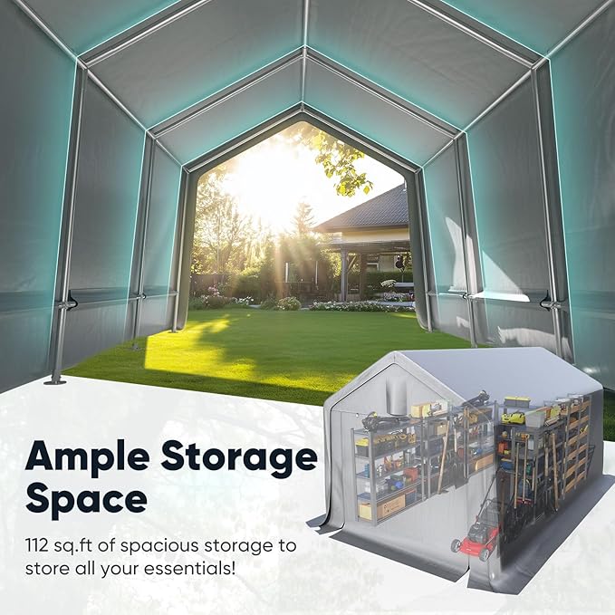 Quictent Heavy Duty 10x15FT Carport Shelter - Image 3