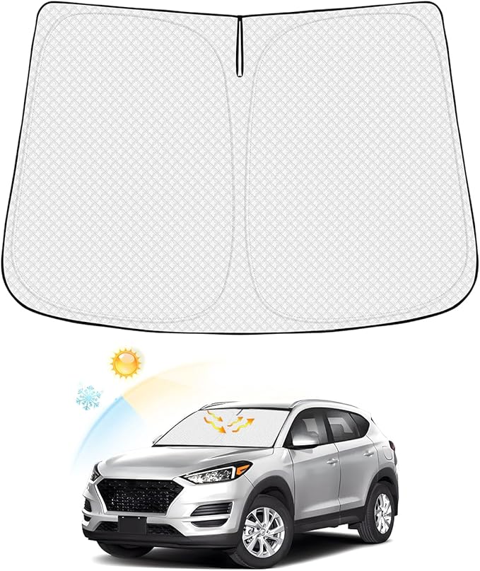 Windshield Sun Shade for Hyundai Tucson 2016-2021 Thicken 6-Layer Front Window by Canvcle
