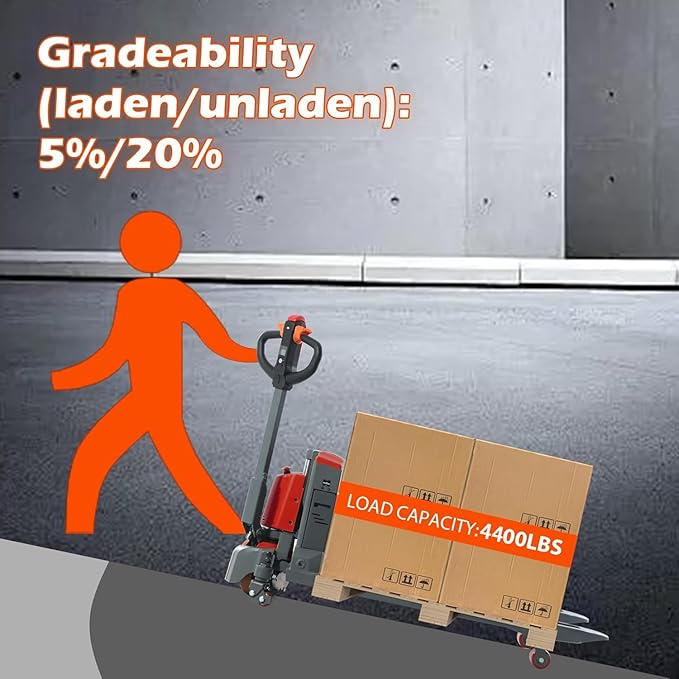 Tory Carrier Full Electric Power Pallet Jack Truck 4400lb Cap. 48" x 27" Fork - Image 5