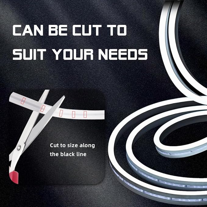 Car LED Strip Light For Trunk, 158Inch IP67 Silicone Waterproof Neon Light - Image 4