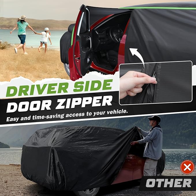 Mixsuper Liner Car Cover for Toyota RAV4 1994-2026, 7 Layers Waterproof Car - Image 3