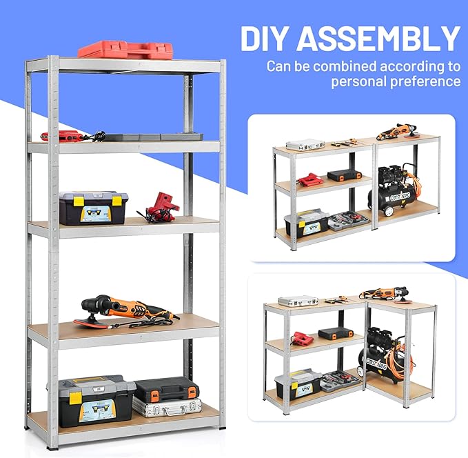 ERGOMASTER 5 Tiers Steel Shelves - Image 4