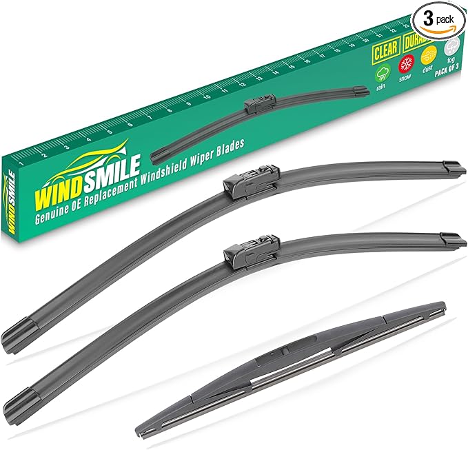 26" 18" 16" Windshield Wiper Blades Replacement by WINDSMILE