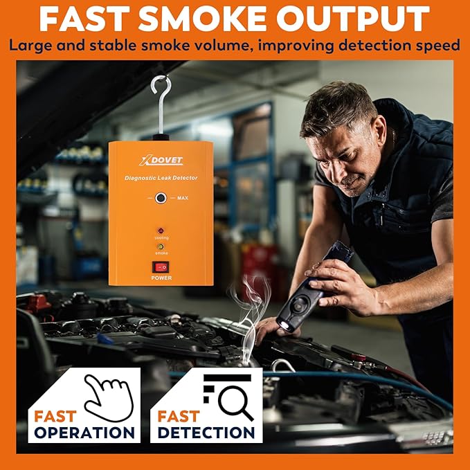 Smoke Machine Automotive with Built-in Air Pump, XDOVET KSD201 Professional - Image 3