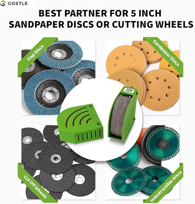 5 Inch Professional Sanding Discs Tool Storage Boxes Set - Image 6