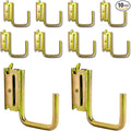 10 Pack 2" E Track J Hooks Heavy Duty Galvanized Steel E-Track Tie Down by MorScan