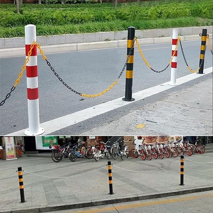 Safety Barrier Bollard for Driveways, Parking Bollard for Warehouse, Traffic - Image 2