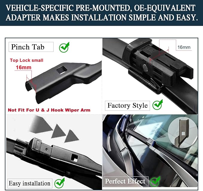 AUTOBOO 25"+22" Windshield Wipers - Image 6