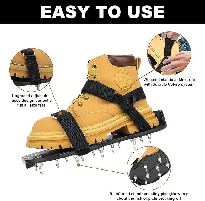 Epoxy Floor Spiked Shoes Fully Assembled Gunite Spiked Shoes - Image 4