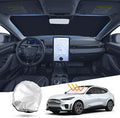 T TGBROS Windshield Sun Shade for Ford Mustang Mach-E 2021-2025 2026 Front by TTGBROS