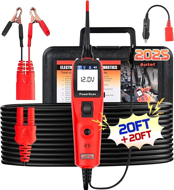 Autel PowerScan Automotive Circuit Tester, Power Circuit Probe Tool, 12-24V by Autel