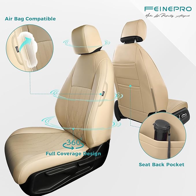 Seat Covers for Honda Civic Sedan EX-L, Sport 2016 2017 2018 2019 2020 2021 - Image 3