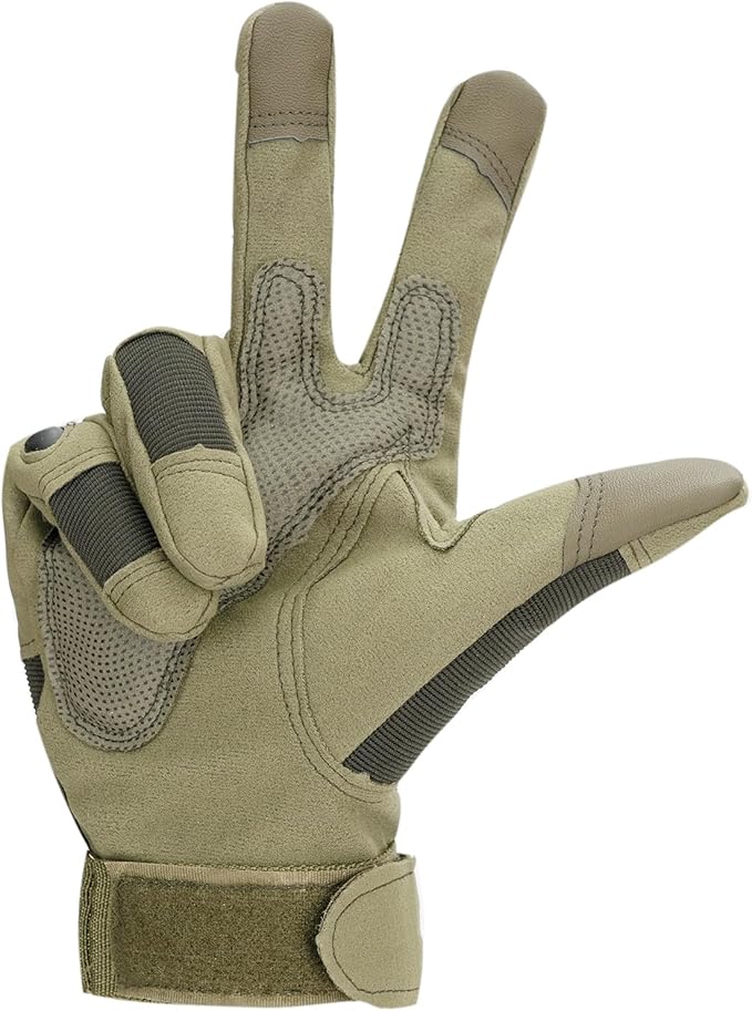 Touchscreen Tactical Gloves for Outdoor Protection Gloves, Motorcycle Riding - Image 2