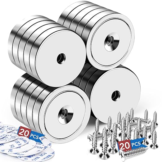 LOVIMAG Neodymium Cup Magnets, 110LBS Holding Force Strong Rare Earth Magnets by LOVIMAG