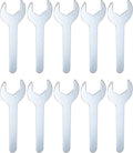 HARFINGTON 10pcs Small Wrench 24x115x2.8mm Metric U-Shaped Single Open Ended by HARFINGTON