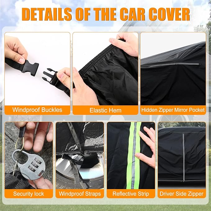 Waterproof Car Cover Compatible - Image 4