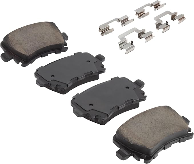 Premium Semi-Metallic Rear Brake Pads Compatible - Image 2