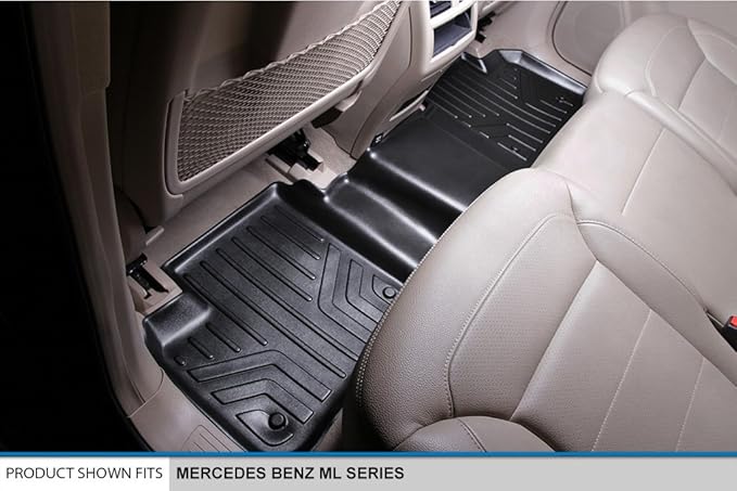 SMARTLINER Custom Fit Floor Mats 2 Row Liner Set - Image 4