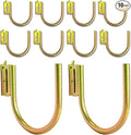 10 Pack 4" E Track J Hooks Heavy Duty Galvanized Steel E-Track Tie Down by MorScan