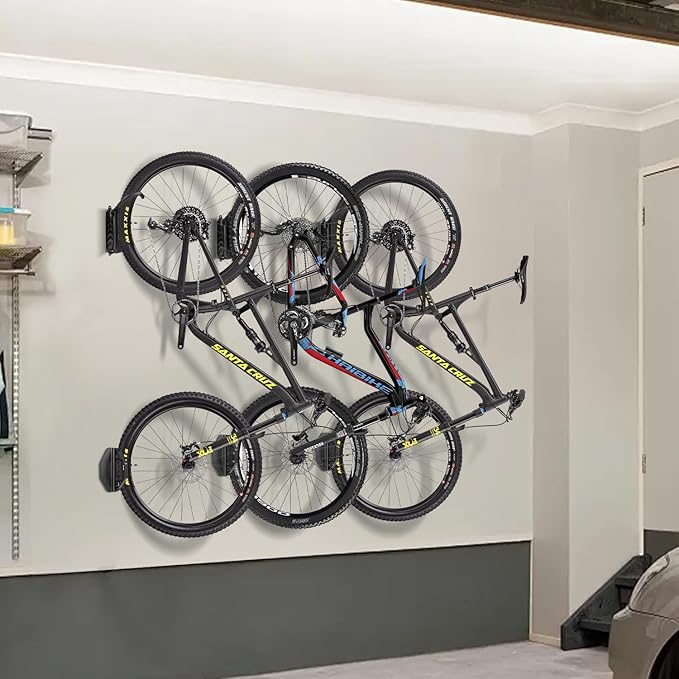 Bike Rack Wall Mount, Garage Wall Bike Rack, Vertical Bike Rack Holds Up to - Image 7