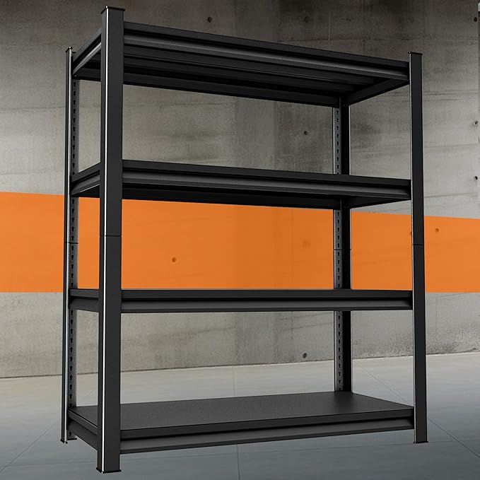 Garage Storage Shelves Heavy Duty, 48”W Garage Shelving and Storage Rack by Huhaneon