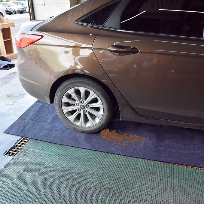 Garage Floor Mat, Absorbent Fabric, Anti-slip and Waterproof Backing, Garage - Image 6