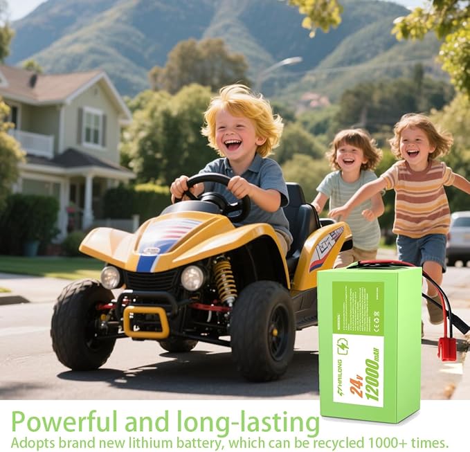 24V 12Ah Battery & Charger Kit for Kids Ride-On Cars | Compatible - Image 4