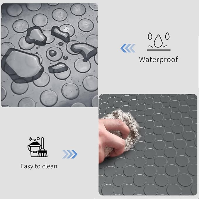 Premium Garage Floor Mat, Commercial Grade Heavy Duty Parking Mat - Image 5