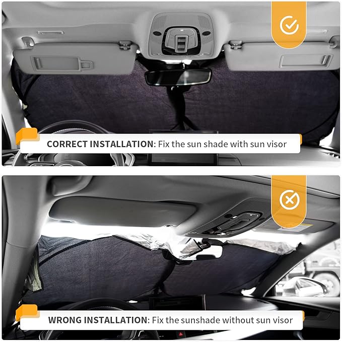 Sunshade for 2016-2024 2025 Chevrolet/Chevy Malibu Sun Shade Windshield Cover - Image 5