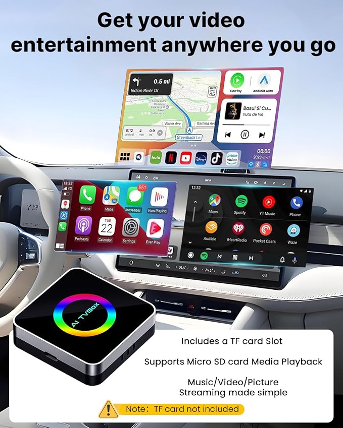 Sehawei Wireless CarPlay & Android Auto Adapter 2025 - Image 5