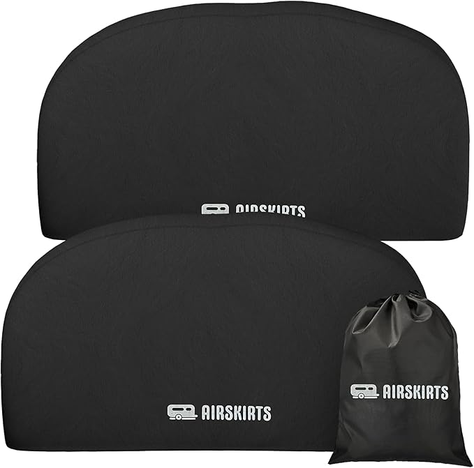 Dual-Axle RV Trailer Tire Covers by AirSkirts
