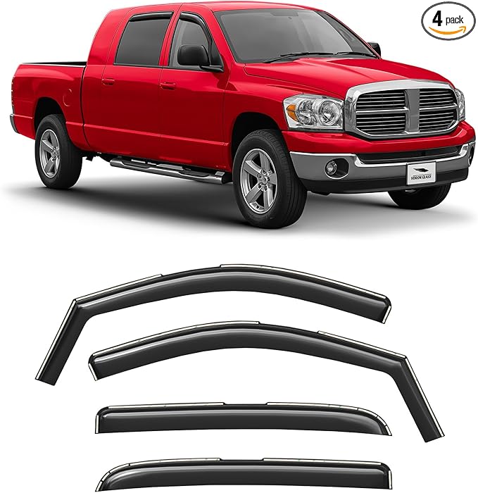 Voron Glass in-Channel Extra Durable Rain Guards by VoronGlass-highqualityautoaccessories