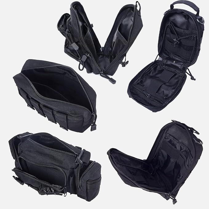 Universal Tactical Seat ​Back Organizer Vehicle Molle Panel Organizer Storage - Image 7