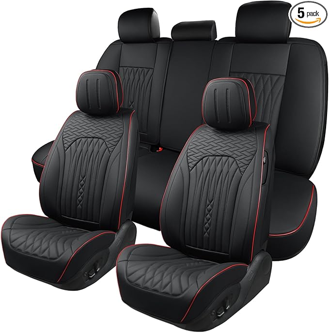 Car Seat Covers Full Set, Leather Seat Covers by COMFDRIVESEATCOVERS