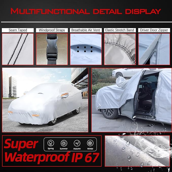 30 Layers Heavy Duty SUV Car Cover - Image 4