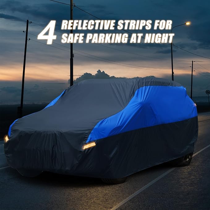 SUV Car Cover Waterproof All Weather, Cover Full Exterior Cover Windproof - Image 5