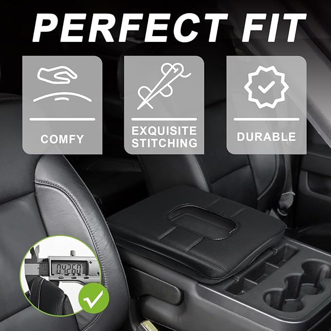 Muslogy Center Console Armrest Cover Compatible - Image 6